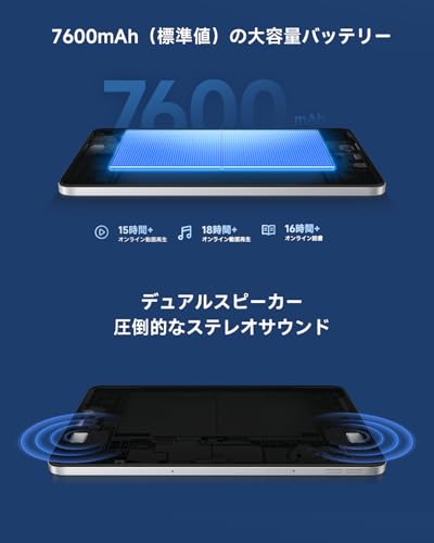 シャオミ(Xiaomi) REDMI Pad 2 9.7 タブレット 4GB+64GB シルバー wi-fiモデル 9.7インチ 2K 120Hzリフレッシュレート 7600mAh大容量バッテリー Snapdragon 6s 4G Gen 2 2TBまでmicroSDカード拡張 Xiaomi HyperOS 3搭載 軽量 エンターテインメント 子供用にも 日本語版の特徴・詳細 画像