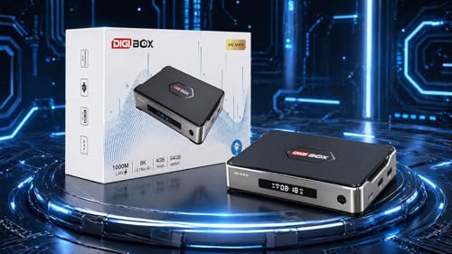DIGIBOX D6 MAX デジボックス デジボックス D6 MAX digibox d6 max 8K対応 Wi-Fi 6BT5.4 ギガビットLAN 音声リモコン付属 日本語説明書 一台で二役 家庭用と車載用 1