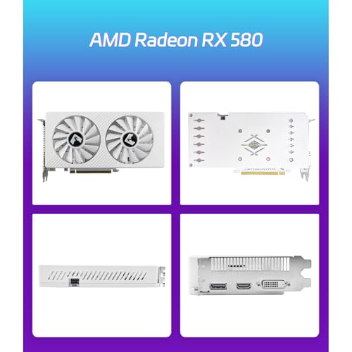 MOUGOL AMD Radeon RX 580 8GB グラフィックボード 【日本正規代理店品/国内保証付】 2048SP 256-bit GDDR5 / PCIe 3.0 x16 / デュアル静音ファン | ゲーミング・動画編集対応の詳細・まとめ 画像