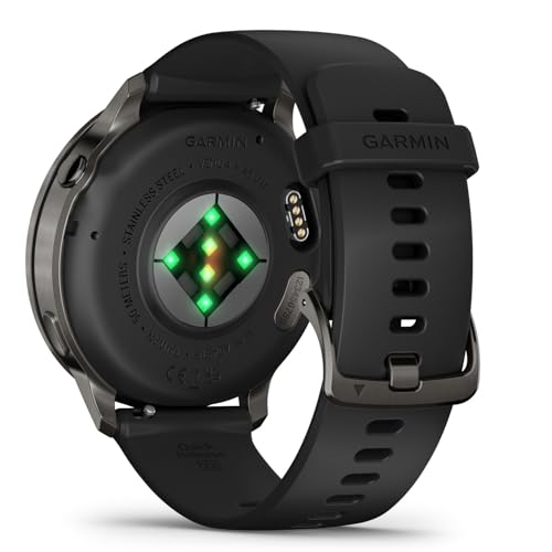 GARMIN(ガーミン)Venu 4 Slate/Black 45mm スマートウォッチ AMOLED ディスプレイ ロングバッテリー 健康 フィットネス ワークアウト Suica対応/心拍センサー/ストレスレベル・睡眠時間測定/iOS・アンドロイド対応/心電図(ECG)アプリ対応モデル【日本正規品】の特徴・詳細 画像