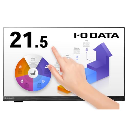 I-O DATA アイ・オー・データ 10点マルチタッチ対応 21.5型 ワイド液晶ディスプレイ LCD-MF225FDB-Tの外観・全体像 画像