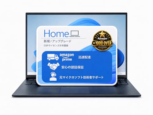 【Windows11 Home】正規 DSPライセンス日本語版の外観・全体像 画像