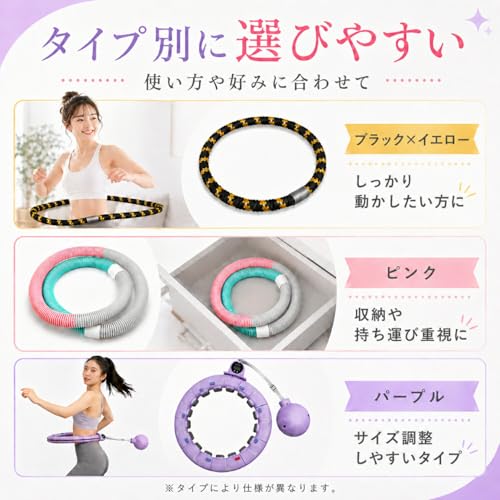 フラフープダイエット用 フラフープ ダイエット ソフトフラフープ 1.3kg・周囲長 1.8m ポリエステル素材 静音 ダイエット向け ウエスト/背中/脚/胸エクササイズ 室内/公園用 男女兼用の詳細・まとめ 画像