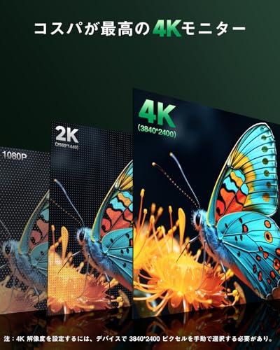 モバイルモニター 4k 16インチ ポータブルモニター Vimonic 1200nits高輝度 ポータブルディスプレイ 1500:1コントラスト サブモニター 非光沢 モバイルディスプレイ 16:10 画面比 標準型VESA USB Type-C/Mini HDMI端末の詳細・まとめ 画像
