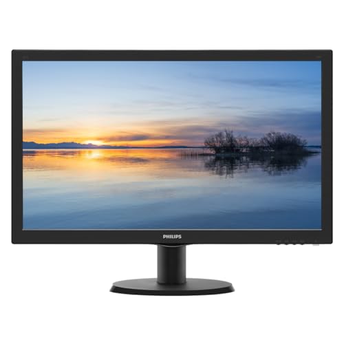 【整備済み品】フィリップス モニター ディスプレイ 243V5 VAパネル 1920x1080 フルHD VGA HDMI VESA準拠 PS5 Switch対応(整備済み品) 1