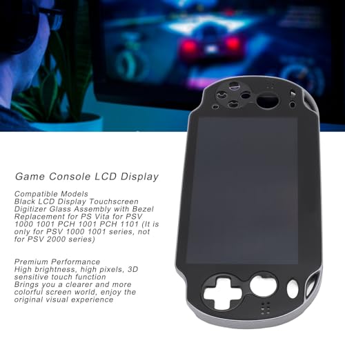 PS Vita用LCDスクリーンディスプレイ、PSV 1000 1001 PCH 1001 PCH 1101用交換用タッチパネルデジタイザアセンブリ、ゲームコンソールLCDディスプレイの特徴・詳細 画像