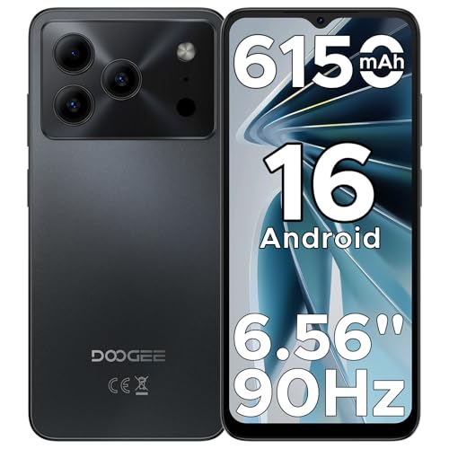 【最新Android 16・SIMフリースマホ】 Note56 Android16 SIMフリー スマホ 6.56インチ 90Hz IPS大画面 スマートフォン 6150mAh大容量バッテリー 8コアCPU 24GB+64GB+最大2TB拡張 8MP AIカメラ 顔認証 HD+ディスプレイ GPS/OTG対応 4GデュアルSIM 携帯電話の外観・全体像 画像