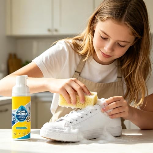 Foam Cleaner - 150ml Deep Cleaning Foams Cleaner | Car Interior Shower Foam Cleaners | Multipurpose Degreaser For Home Kitchen Bathroom Leather Fabric Upholstery Seatの特徴・詳細 画像