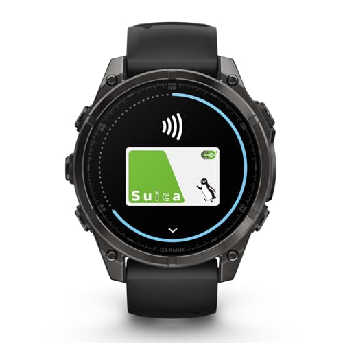 ガーミン(GARMIN) フラッグシップモデル fenix 8 Sapphire AMOLED 47mm Ti Carbon Gray DLC/Black マルチスポーツGPSウォッチ【AMOLEDディスプレイ】 【ランニング・ゴルフ・登山・サイクリング等30種類以上対応】【Android/iOS対応】【Suica機能搭載】【ビジネスシーンもOK】【日本正規品】心電図(ECG)アプリ対応モデルの特徴・詳細 画像