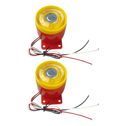 大音量 110dB 圧電警報ブザー 12V / 24V IP54 電気ブザーアラーム工場倉庫建設現場警告用の特徴・詳細 画像