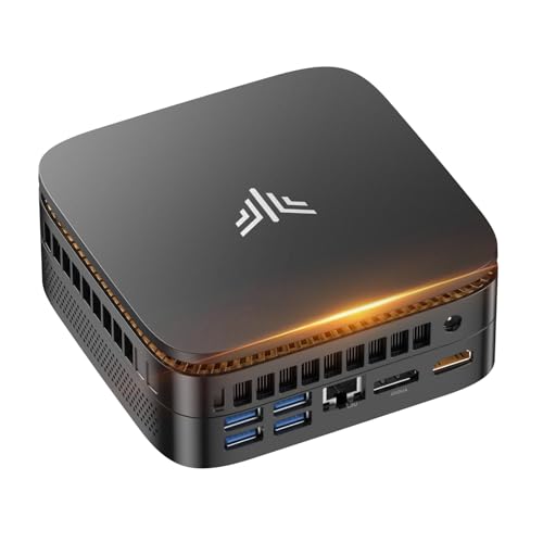 【2026新モデル】NiPoGi ミニpc P1 AMD Ryzen Embedded R2544 (3500U/R2514Uより速い)4C/8T 最大3.7GHz mini pc Win11 Pro フル機能TYPE-C 4K×3画面出力 8GB+256GB (4TB拡張可) HDMI2.0/DP Wi-Fi /BT4.2 有線LAN VESA対応 USB3.2×6 みにpc 企業・学習向けの外観・全体像 画像