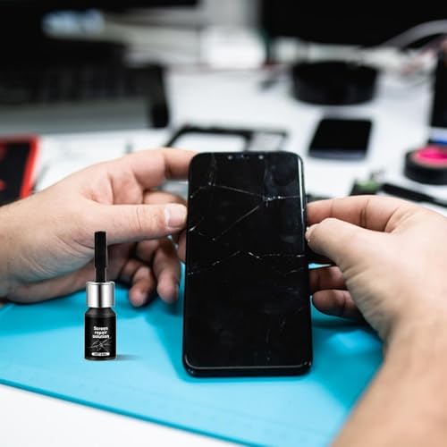 ガラス補修液 5ml スマホ画面修復液 UV硬化レジン 携帯電話スクリーンガラス修理キット 液体 迅速修理 ひび割れ補修 傷消し 画面修 理 固化膜付き キズ除去 透過性 液晶保護 擦り傷 タブレット 曲面 湾曲画-面 自主メンテナンス スマホ修 理の詳細・まとめ 画像