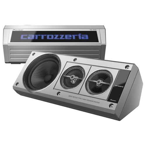 Pioneer ボックススピーカー TS-X40 車 3ウェイ レトロ イルミロゴ カロッツェリア 置型の外観・全体像 画像