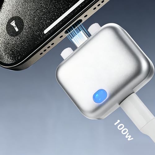 【満電分離器】AI認識搭載 満充電自動分離器 満充電を自動認識して通電カット+コネクタ自動抜去 PD対応100W急速充電 iPhone/Android/イヤホン/電動シェーバー/スマホなどの多様な電子機器 Type-C接続 に適用の詳細・まとめ 画像