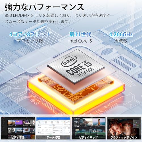 【整備済み品】 中古 2 in1ノートパソコン V83/HS 13.3型 タッチパネル 第11世代Core i5-1135G7 / 16GBメモリ / 256GB SSD/Win 11 Pro/office 2021 /ノートパソコン 軽量/タブレットpc win11の詳細・まとめ 画像