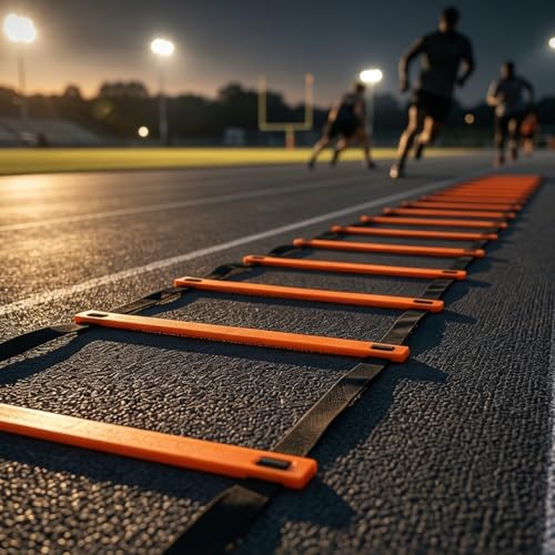 ラダートレーニング プロ実業団監修 俊敏性&フットワーク強化 5m/7m切替 き 全スポーツ対応 収納バッグ付属 (5m)の詳細・まとめ 画像