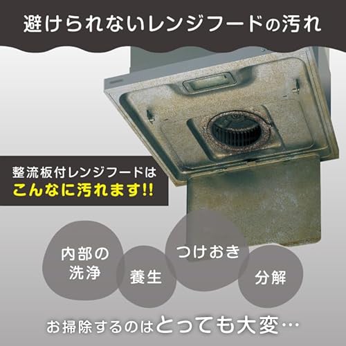 東洋アルミ レンジフードフィルター 整流板付専用 約64cm×91cm 1枚入 キッチン 換気扇 貼るだけ 手で切れるミシン目付き 厚手 お掃除を簡単に フィルたん S3074の特徴・詳細 画像