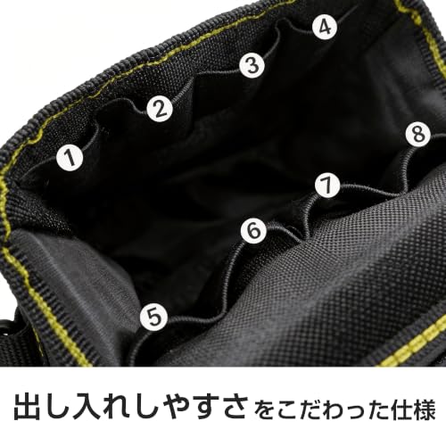 腰袋 工具入れ ウエストポーチ 作業用 腰ベルト 仕事用 小物 ツールバッグ 調節可能の特徴・詳細 画像
