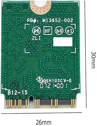 Wi-Fi 6E AX211 AX211NGW CNVio2 2.4/5/6GHz 2.4Gbps 802.11ax WiFi Cardの詳細・まとめ 画像