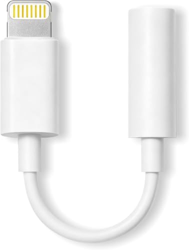 【HIFI音質】iphone イヤホンジャック ライトニング イヤホン 変換 MFI認証 4極 内蔵DAC 遅延なし 音量調節/音楽の外観・全体像 画像
