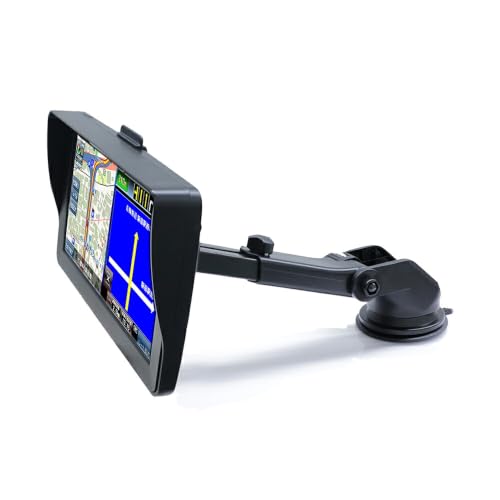 カーナビ 7インチ ポータブルナビ 2026年最新地図搭載 スマートIC 可動式 伸縮スタンド ナビゲーション タッチパネル ダッシュボード 吸盤 サンバイザー付きの特徴・詳細 画像
