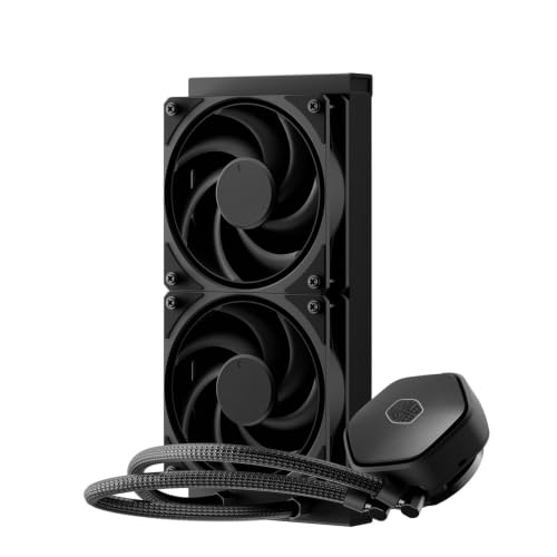 CoolerMaster MasterLiqiud Atmos II Stealth 240 「MasterLiquid Atmos II Stealth」シリーズ 240mm水冷CPUクーラー [MLX-D24M-A24DK-R1]の特徴・詳細 画像