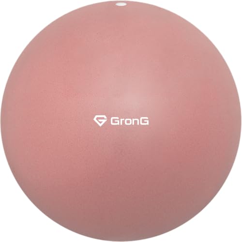 グロング ピラティスボール 25cm ピラティス ミニボール エクササイズボール トレーニングボール モーヴピンクの外観・全体像 画像