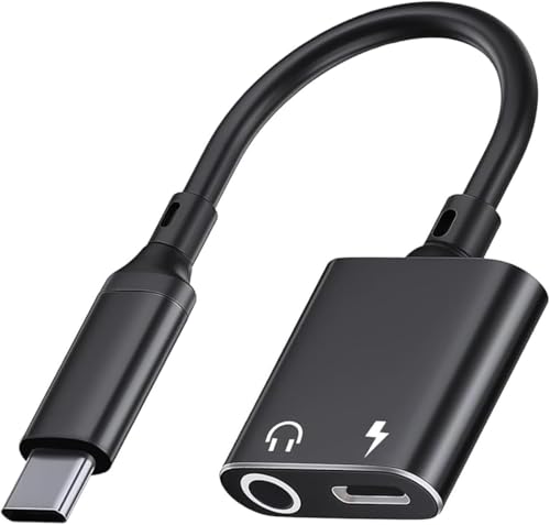 2in1 イヤホンジャック 変換 タイプc 【ハイレゾ音質】 usb c 変換アダプタ PD急速充電 遅延ゼロ 音楽再生/通話/音量調整 | 高性能DAC搭載 耐磨耗 傷を防ぐ 3極/4極プラグで iPhone17/16/15/iPad Pro/Android/Type-Cデバイスに適用の外観・全体像 画像
