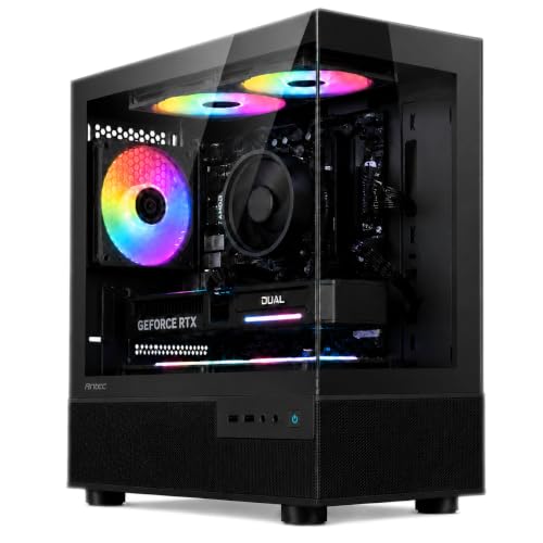 TITAN GAMING 【メーカー保証1年】 ゲーミングPC デスクトップパソコン GeForce RTX 5060 Ryzen 7 5700X メモリ16GB NVMe SSD 1TB Windows 11 Home CX200M ブラック 1
