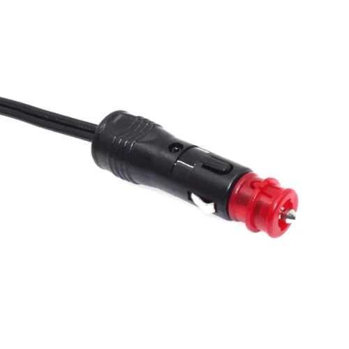車載冷蔵庫 電源コード 12V/24V対応 車用ミニ冷蔵庫DCケーブル 2ピンリードケーブル シガーソケット電源ケーブル 交換用冷凍庫プラグ コンプレッサー用 長さ2M (black)の詳細・まとめ 画像