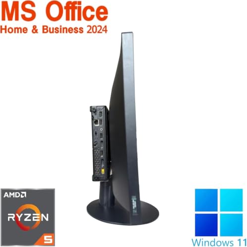 【整備済み品】Lenovo 一体型PC m715q 22型 Ryzen 5 PRO 2400GE office 2024 4GB 128GB SSDの特徴・詳細 画像