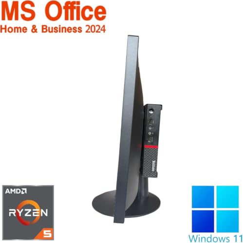【整備済み品】Lenovo 一体型PC m715q 22型 Ryzen 5 PRO 2400GE office 2024 4GB 128GB SSDの詳細・まとめ 画像