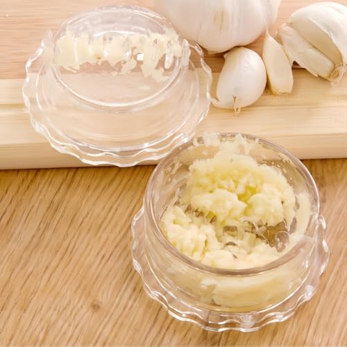 ガーリックプレス ニンニクつぶし器 ガーリックプレス にんにくみじん切り器 ニンニクおろし器 回す簡単ニンニクチョッパー手動回転食材粉砕の詳細・まとめ 画像