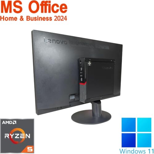 【整備済み品】Lenovo 一体型PC m715q 22型 Ryzen 5 PRO 2400GE office 2024 4GB 128GB SSDの特徴・詳細 画像