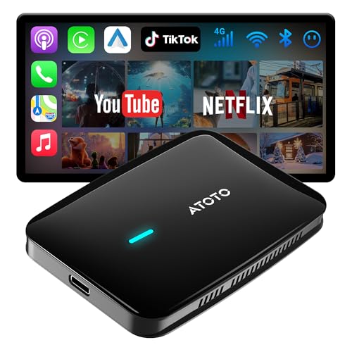 aiボックス、ワイヤレスCarPlay/Android Auto対応、4G+32G ai box YouTube/Netflix対応の外観・全体像 画像