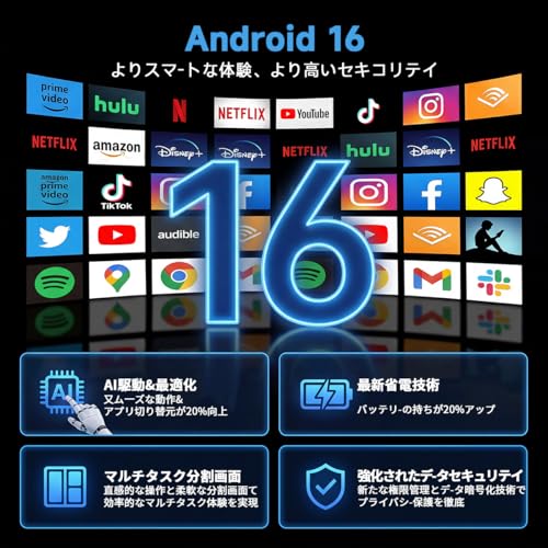 【2026新登場 Android 16 タブレット 10インチ 】星の輝き タブレット Android 32GB+64GB（1TB拡張対応）5G Wi-Fi BT5.0 1280*800解像度IPS 省電力設計 Widevine L1 6000mAh大容量バッテリー 18Wの急速充電に対応 顔認識 無線投影 初心者向け 入門モデル/高齢者/安全設計/日本語説明書の詳細・まとめ 画像