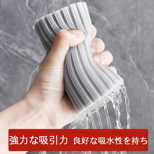 洗車 掃除用スポンジ 4個セット 高密度クリーニングスポンジ 吸水 水洗い可能 窓サッシ 蛇口 ブラインド 車内清掃 水で湿らせホコリ吸着ダスタースポンジの特徴・詳細 画像