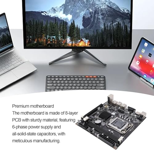 Vbestlife PC マザーボード H81 Mini ITX LGA1150 DDR3 デュアル チャネル M.2 NVMe PCIe X16 6Gb/s、Core I3 I5 I7 XeonE3 V3 用、HDMI VGA LAN USB 3.0 付きゲーミングマザーボードの特徴・詳細 画像