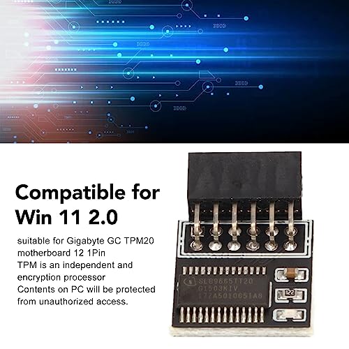 VGEBY TPM 2.0 Module 12Pin LPC Interface for Gigabyte Motherboardの詳細・まとめ 画像