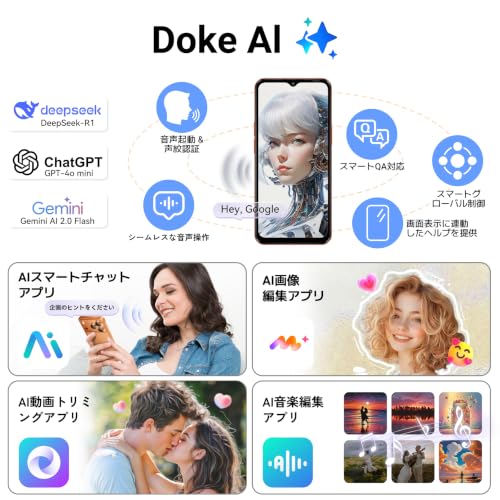 【SIMフリー・技適認証済】Blackview Wave7C スマホ Android 16 16GB RAM+64GB ROM/2TB拡張の特徴・詳細 画像
