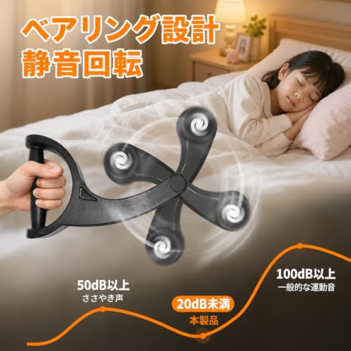 Pasiro バトルロープ コードレス回転式 2本セット 360度回転 静音 室内トレーニングの特徴・詳細 画像