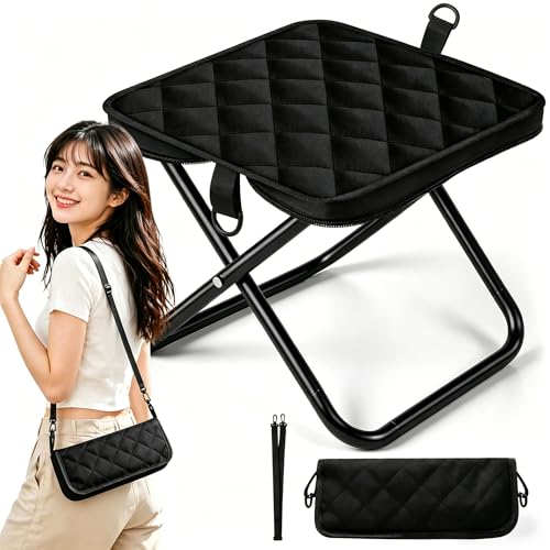 折りたたみ椅子 軽量 アウトドア【5cm収納·耐荷重120kg·1秒開閉】 携帯椅子 コンパクト おりたたみいす 折り畳みチェア キャンプ 1