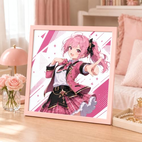 UVカット 色紙額 パレット ライトピンク 273×242mmの詳細・まとめ 画像