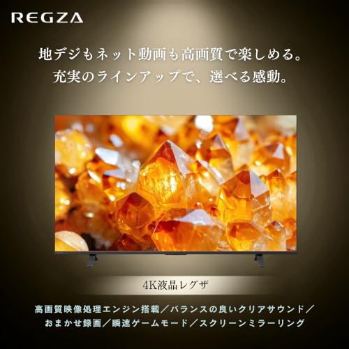 REGZA レグザ テレビ 65E350S (65インチ / 4K テレビ/液晶/クリア音声/ダブルチューナー / AirPlay2対応 / スマートテレビ / 2026年モデル)の詳細・まとめ 画像