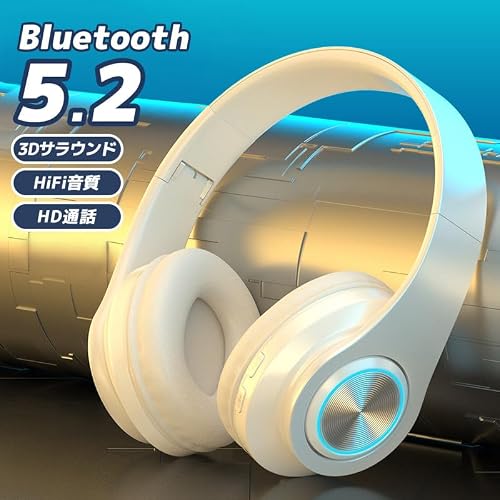 ワイヤレスヘッドホン ノイズキャンセリング Bluetooth5.2 ヘッドホン 有線 無線 両用 マイク内蔵 通話対応 40mmドライバー HiFi 折りたたみ可能 bluetooth オーバーイヤーヘッドホン 3.5mm接続 軽量 TFカード対応 快適なフィット感 音漏れ防止 ゲーム/テレワーク/通学通勤/スポーツ/音楽用 (ブラック)の詳細・まとめ 画像
