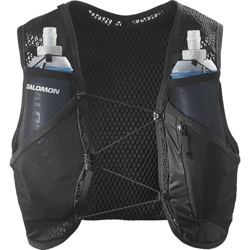 [サロモン] ハイドレーションバックパック ACTIVE SKIN 4 SET LC2178200 ユニセックス BLACK/METAL Sの特徴・詳細 画像