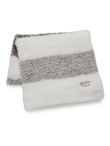 [ジェラート ピケ] ジェラートメランジ3ボーダーブランケット PWGG999021 レディース GRY Free Size 1