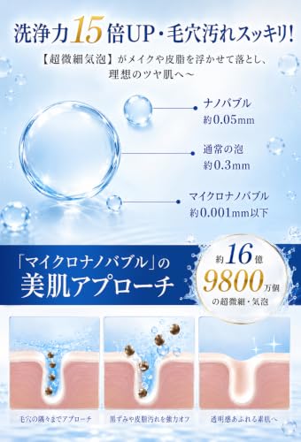 【Amazon.co.jp限定】 シャワーヘッド マイクロナノバブル 高水圧 節水シャワーヘッド 90%節水・美髪・毛穴洗浄・8段階モードの特徴・詳細 画像