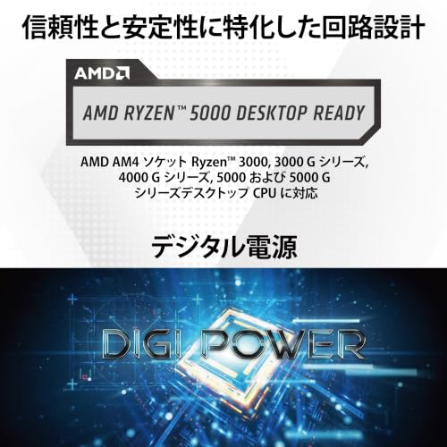 【Amazon.co.jp限定】 ASRock マザーボード B550M Pro-A WiFi 6E AM4ソケット対応 DDR4 Micro-ATX マザーボード 【正規代理店品】の特徴・詳細 画像