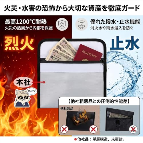 耐火バッグ モバイルバッテリー用 防火ケース 防爆袋 1200℃耐熱 三層構造 難燃ガラス繊維 撥水 防災ポーチ 充電器 リポバッテリー セーフティーバッグ 小型金庫 収納袋 家庭用 貴重品 通帳 パスポート 持ち運び便利 ，ピンク：20x13cm [並行輸入品]の詳細・まとめ 画像